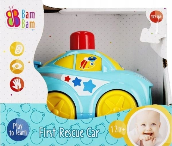 BamBam BAM BAM AUTO Liten politimann 20×17×12 WB 12