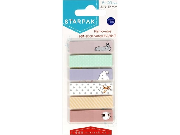 Starpak ZAKLADKA IND 45X12/20K 6KOL KROLIK STK FOL24/240