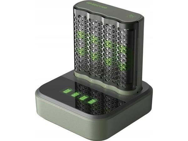 GP Batteries ReCyko+ M452, Nikkelmetallhydrid (NiMH), AA, 4 stykker, Batterier medfølger