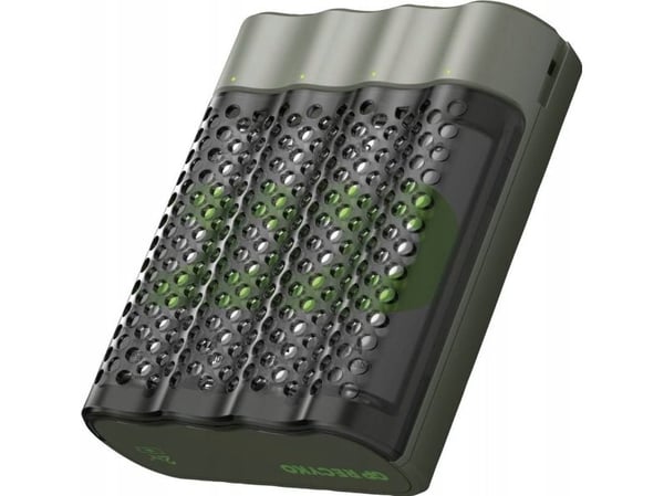 GP Batteries ReCyko+ M452, Nikkelmetallhydrid (NiMH), AA, 4 stykker, Batterier medfølger