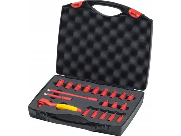 Wiha 7209NK2001 skralle-nøkkelsett isolert 1/4" (43025), 1 stk