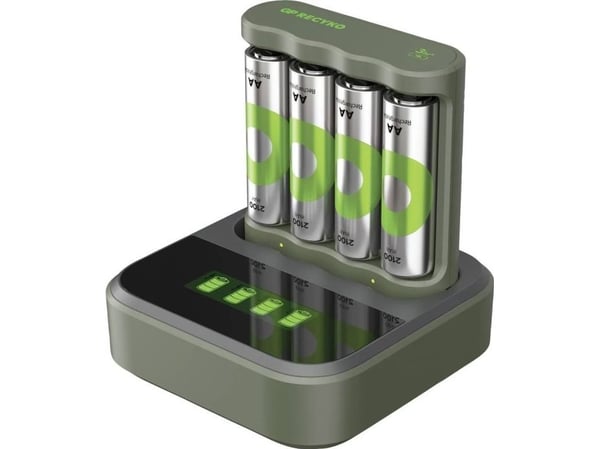 GP Batteries ReCyko+ 16.50.2257, AA, 4 stykker, Batterier medfølger