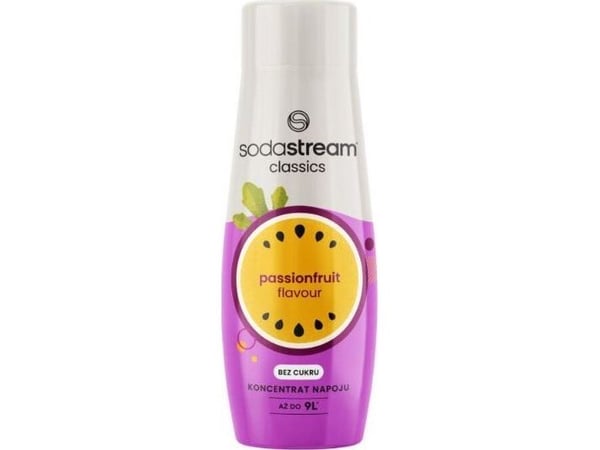 SodaStream 1024243490, Karbonatiserende sirup, Grønn, Lilla, Hvit, Gult, Pasjonsfrukt, 440 ml, 9 l, 1 stykker
