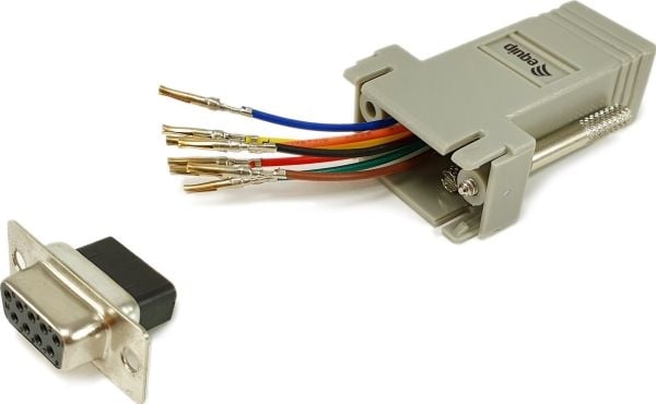 Equip 133388, RJ-45, Seriell, Hunkjønn, Grå, China, 72 mm
