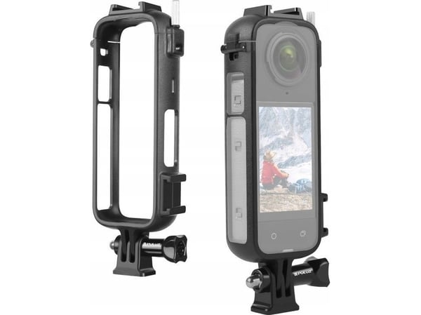 PUZU rammefeste/monteringsholder: stativramme, 2x ISO for Insta360 X4 / X4 / Pu979b