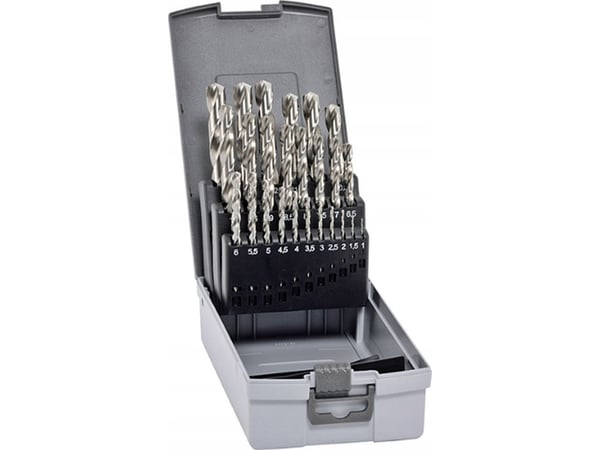 Alpen 102225100 HSS-E metall spiralbor-sett 25 deler kobalt 1 sett
