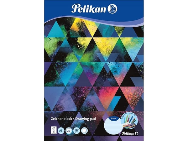 Pelikan Pelikan tegneblokk DIN A3 120g/m2 20 ark