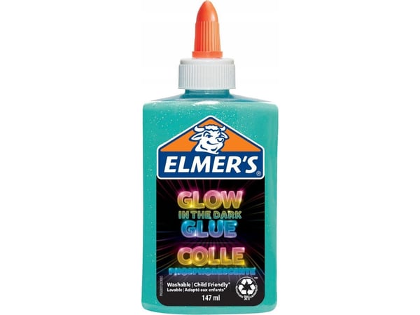 Elmers ELMER'S Glow in the Dark askarteluliima sininen 147 ml pestävä askarteluliima of the