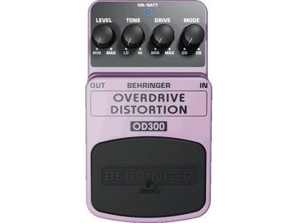 Behringer OD300, Lilla, Sort, AC, Batteri