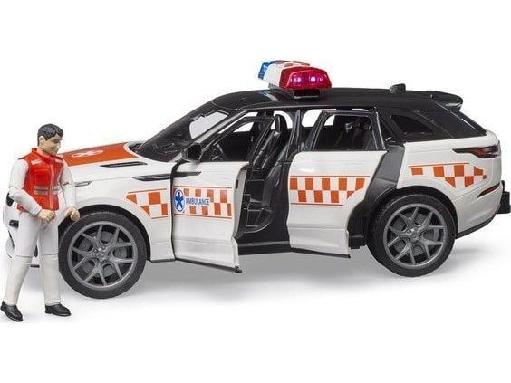 Bruder Range Rover Velar Emergency vehicle with driver toy