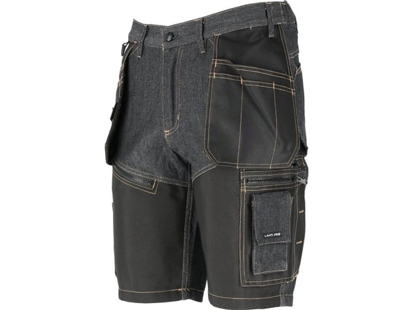 Lahti Pro shorts svarte jeans med forsterkning (2XL) CE
