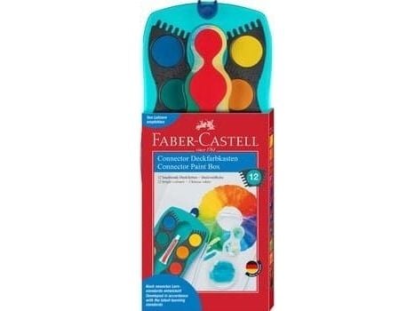 Faber-Castell 125003, Musta, Sininen, Pronssi, Vihreä, Okra, Oranssi, Vaaleanpunainen, Punainen, Turkoosi, Violetti,..., Kova, 1 kpl |