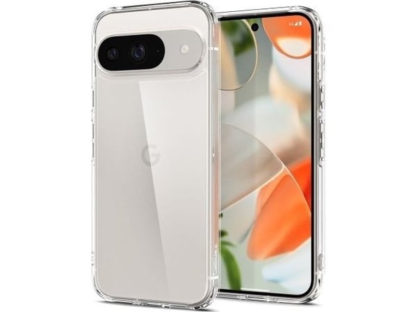 Spigen ACS07687, Suojus, Google, Pixel 9 / 9 Pro, 16 cm (6.3"), Läpinäkyvä