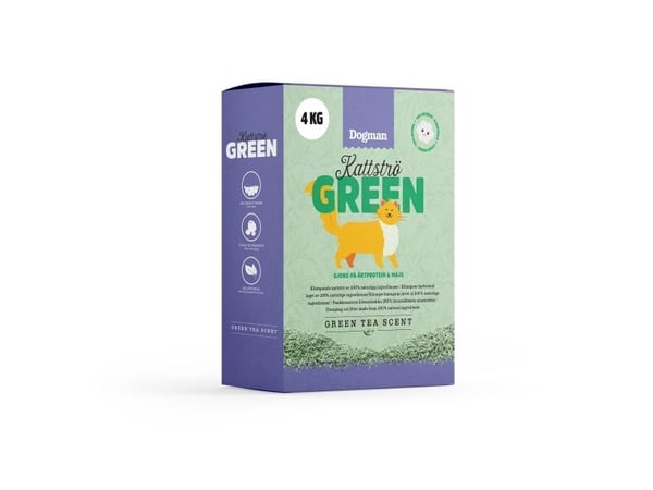 DOGMAN Kattsand Green Vihreä tee s 10l