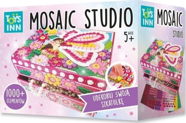 Stnux kreativt sett smykkeskrin mosaikk fe