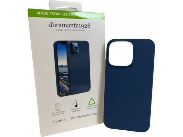 dbramante1928 Greenland - Baksidedeksel for mobiltelefon - snappfeste - 100 % resirkulert plast - asurblå - for Apple iPhone 13 Pro