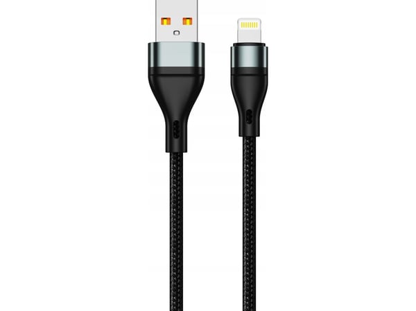 Jellico USB-A til Lightning-kabel 1 m svart (6974929202286)