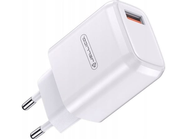 Jellico vegglader A77 22,5W 1xUSB QC3.0 + USB-C-kabel hvit