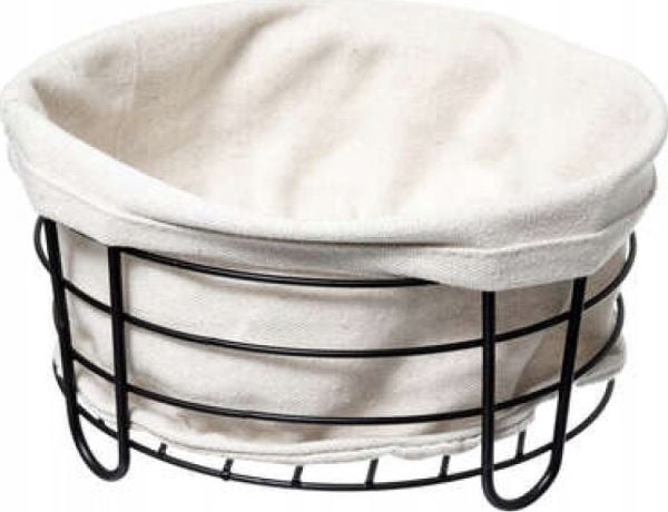 Secret de Gourmet Brødkurv med bomullsinnlegg, Ø 20 cm, beige Secret de Gourmet Brødkurv med bomullsinnlegg, Ø 20 cm, beige