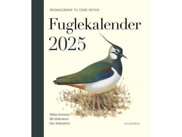 Fågelkalender 2025 | Bill Zetterström; Dan Zetterström; Niklas Aronsson | Kieli: Tanska
