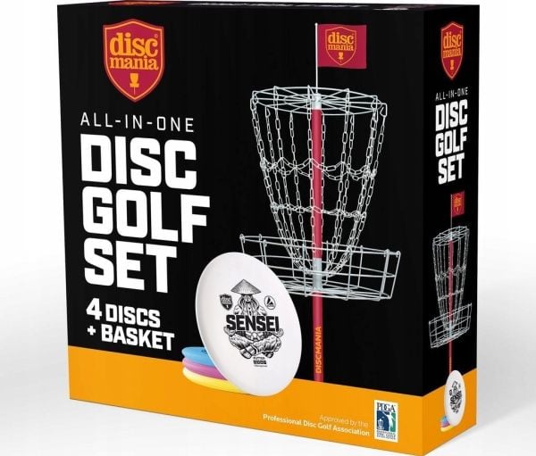 Discgolf-kohde kiekoilla DISCMANIA