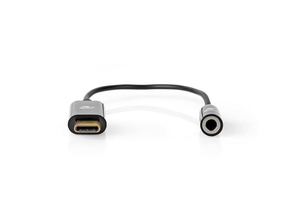 Nedis CCBW65950BK015, 3,5 mm, liitin, USB Type-C, liitin, 0,15 m, Lajittelu