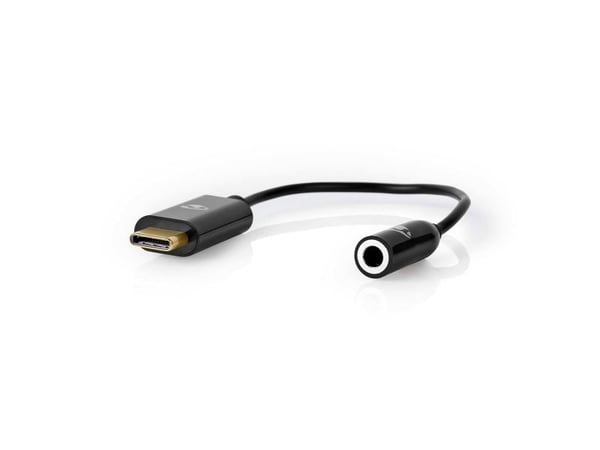Nedis CCBW65950BK015, 3,5 mm, liitin, USB Type-C, liitin, 0,15 m, Lajittelu