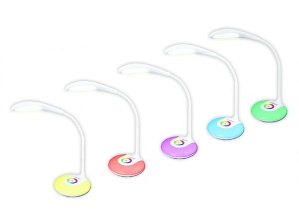 ESPERANZA ELD102 ALTAIR - LED DESK LAMP WITH RGB NIGHT LIGHT WHITE