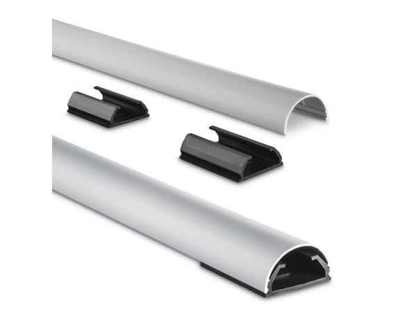 Hama 00220991, Kabelränna, Universal, Aluminium, Silver