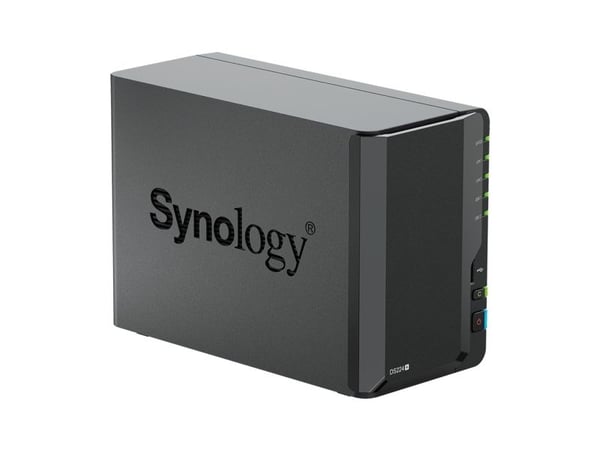 Synology DiskStation DS224+ 2 bays NAS-server tomt kabinett + 2x WD Red 40EFPX SATA 3,5"" HDD 4TB harddisk