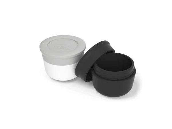monbento MB Temple S, Container, Rund, 0,01 l, Svart, Grå, Polypropylen (PP), 42 mm