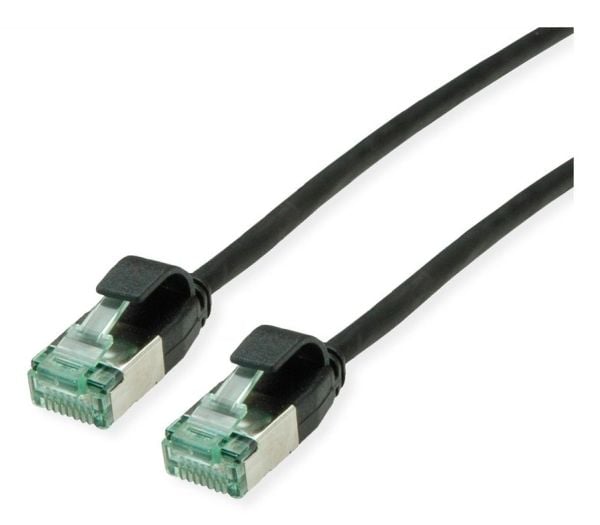 ROLINE 21.45.3356, 3 m, Cat6a, U/FTP (STP), RJ-45, RJ-45, Sort