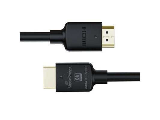 MediaRange MRCS220, 2 m, HDMI Type A (Standard), HDMI Type A (Standard), 3D, 48 Gbit/sek., lajittelu
