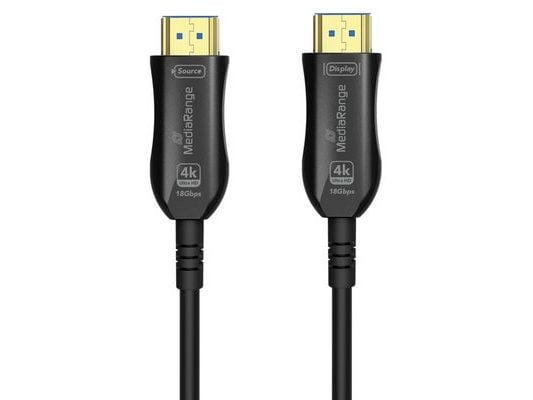 MediaRange MRCS223, 15 m, HDMI Type A (Standard), HDMI Type A (Standard), 3D, 18 Gbit/sek., Lajittelu