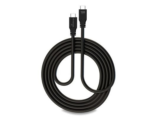 MediaRange MRCS218, 3 m, USB C, USB C, USB 3.2 Gen 1 (3.1 Gen 1), 10 Gbit/sek., Sort