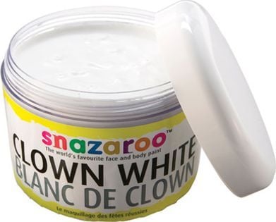 Sminkfärg clown vit 250 ml