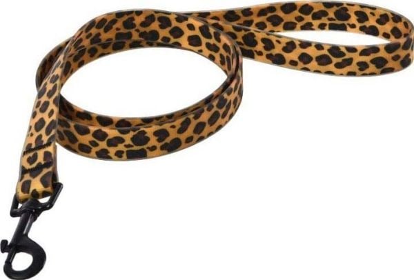 Barry King vannavvisende bånd til hund i PVC, panter, 2,5x120 cm