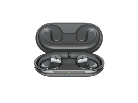Xiaomi Openwear Stereo - True wireless-hodetelefoner med mikrofon - i øret - Bluetooth - aktiv støydemping - kosmisk grå