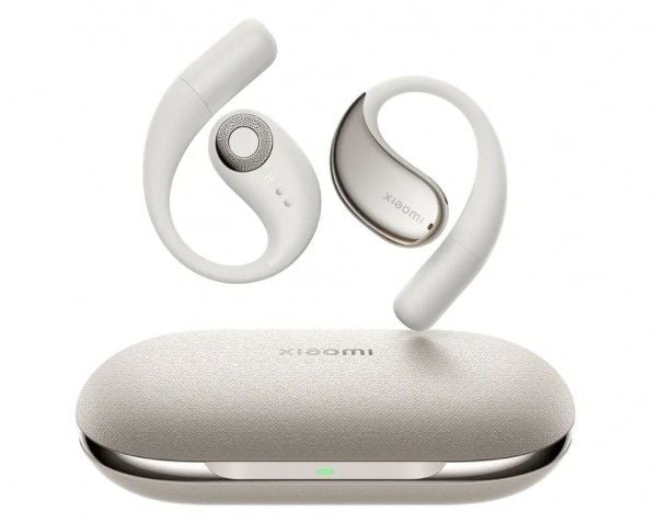Xiaomi Openwear Stereo - True wireless-hodetelefoner med mikrofon - i øret - Bluetooth - aktiv støydemping - sandsteinbeige