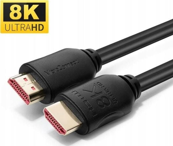 MicroConnect - Ultra High Speed - HDMI-kabel - HDMI hann til HDMI hann - 10 m - svart - 8K 60Hz støtte