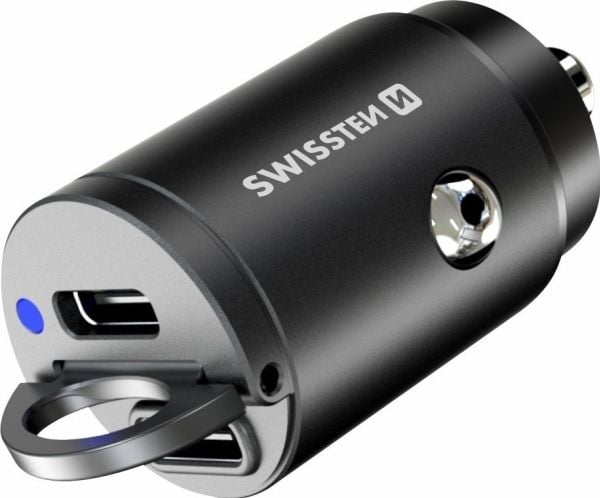 Swissten 20111900, Auto, Cigar lighter, Black