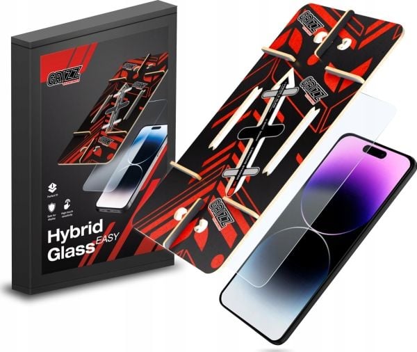 GrizzGlass HybridGlass Easy hybridglass til Apple iPhone 14 Pro Max