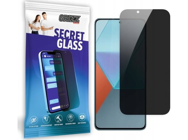 GrizzGlass SecretGlass personvernglass til Xiaomi Redmi Note 13 Pro 5G