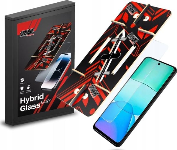 GrizzGlass HybridGlass Helppo lasi Xiaomi Redmi 13:lle