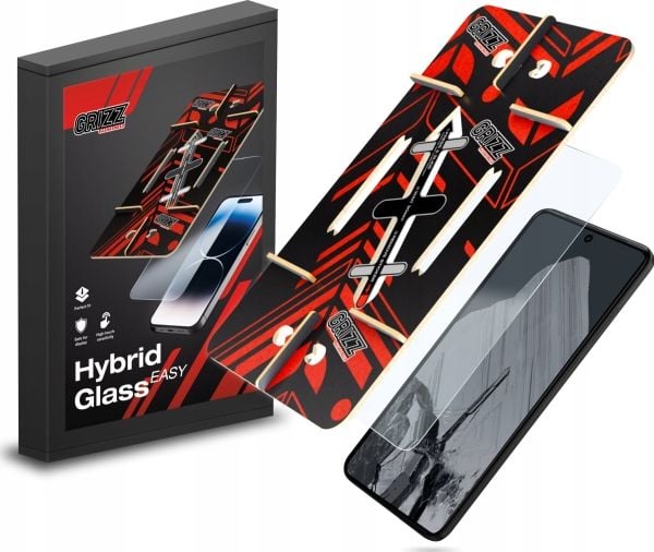GrizzGlass Szkło hybrydowe GrizzGlass HybridGlass Easy til Google Pixel 8a