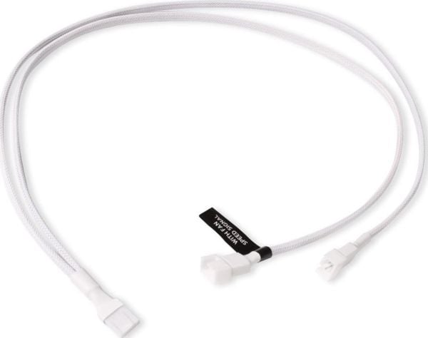 Alphacool Y-splitter 4-pin till 2x 4-pin PWM 60cm - vit