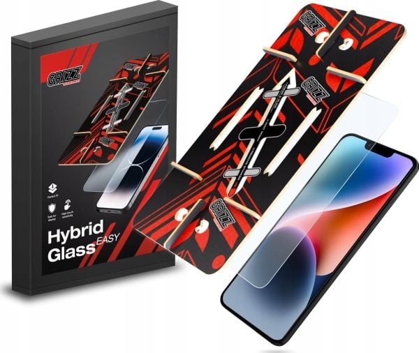 GrizzGlass Szklo hybrydowe GrizzGlass HybridGlass Easy do Apple iPhone 14 Plus