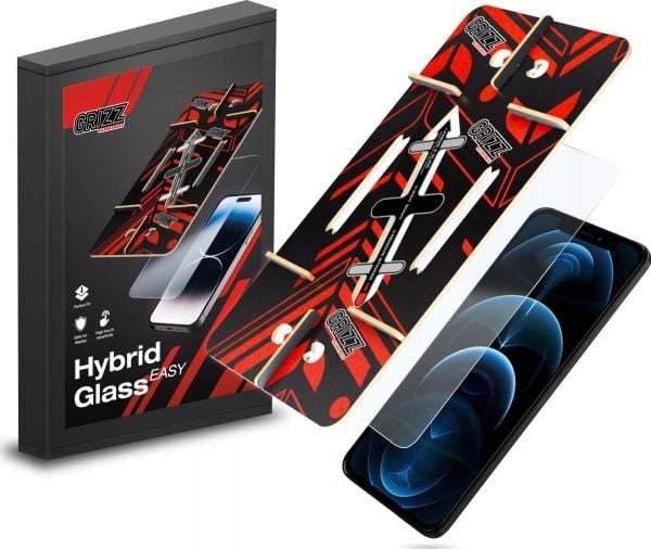 GrizzGlass HybridGlass skärmskydd Easy för Apple iPhone 12 Pro Max