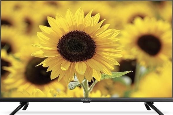 Strong SRT32HD5553 - 32" Diagonalklasse D555 Series LED-bakgrunnsbelyst LCD TV - Smart TV - Android TV - 720p 1366 x 768 - HDR - skinnende svart