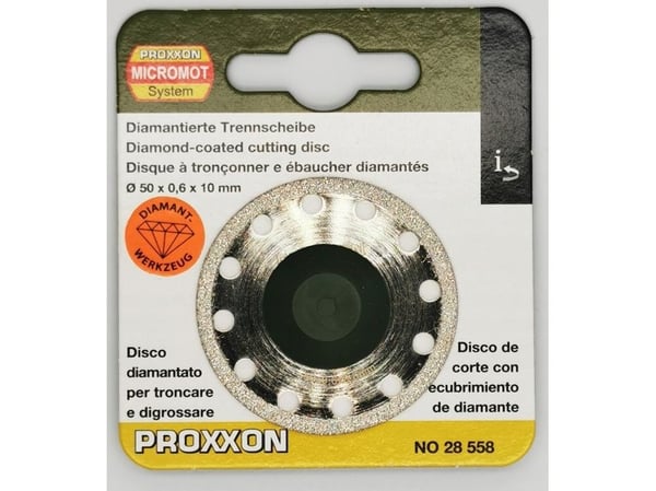 Proxxon 28558 Leikkuupyörä suora 50 mm 10 mm 1 kpl